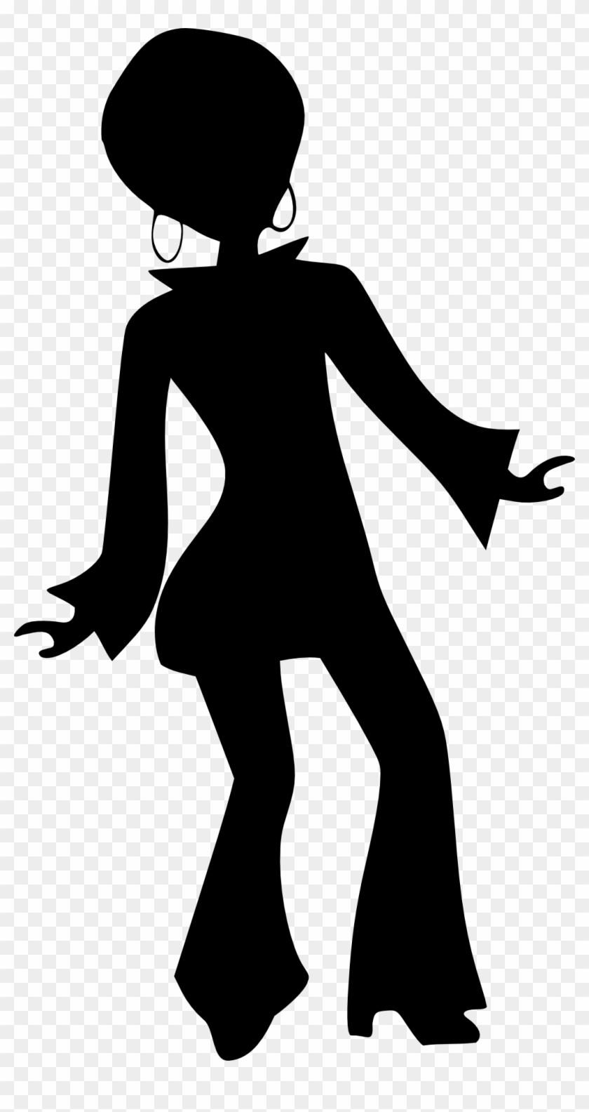 Dance Clip Art Free - Disco Dancing Silhouettes #98361