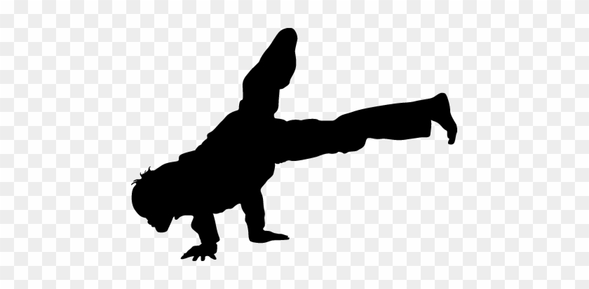 Break Dance Clip Art - Breakdancing Moves Black And White #98369