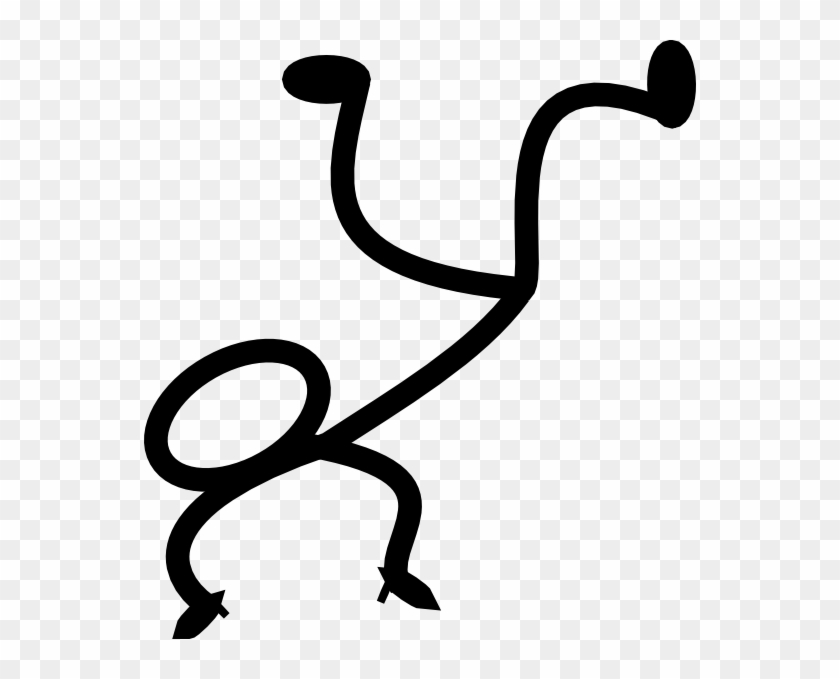 Breakdance Clip Art - Stickman Breakdance #98489
