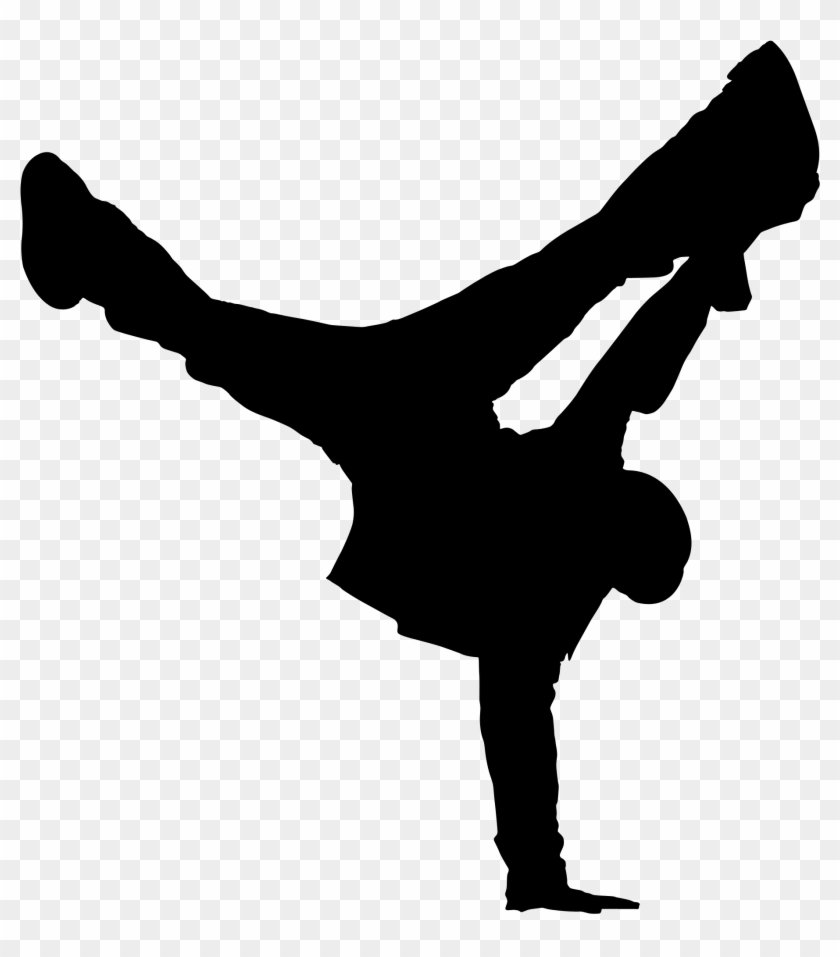 Gymnastics Handstand Silhouette - Break Dancer Silhouette #98492