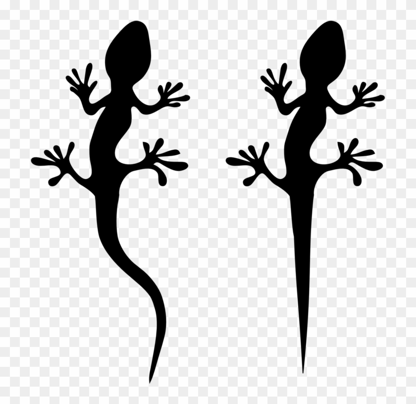 Lizard Clipart - Lizard Silhouette #98548