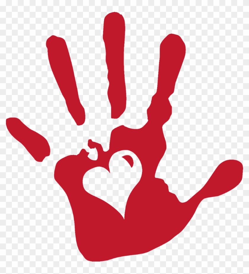 Handprint Clipart Helping Hand - Helping Hands Transparent #98552