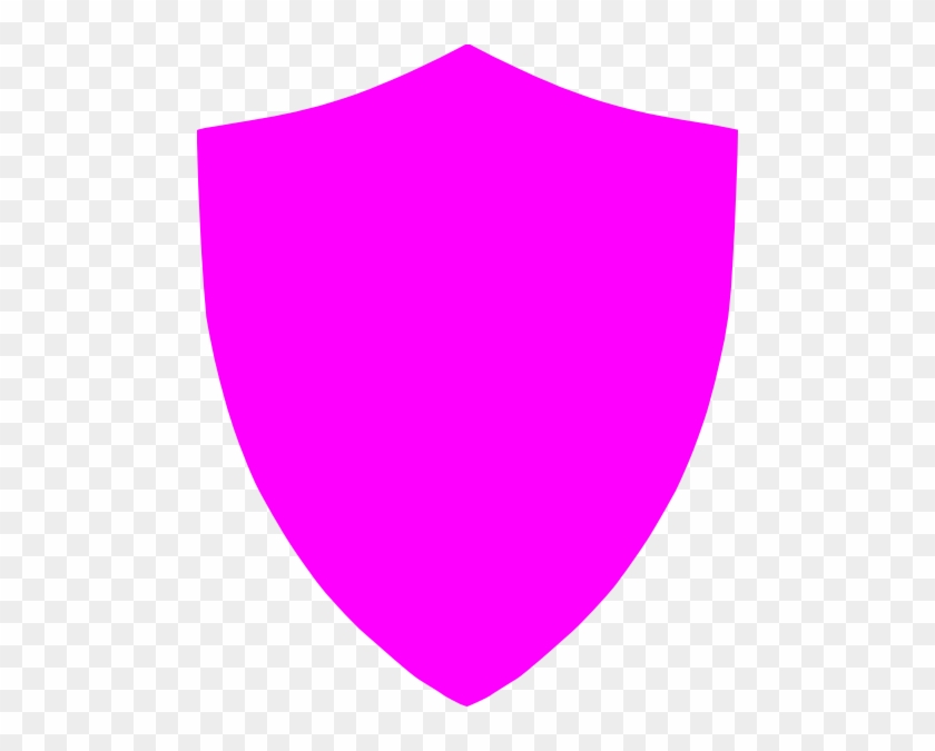 Pink Shield Clipart #98657