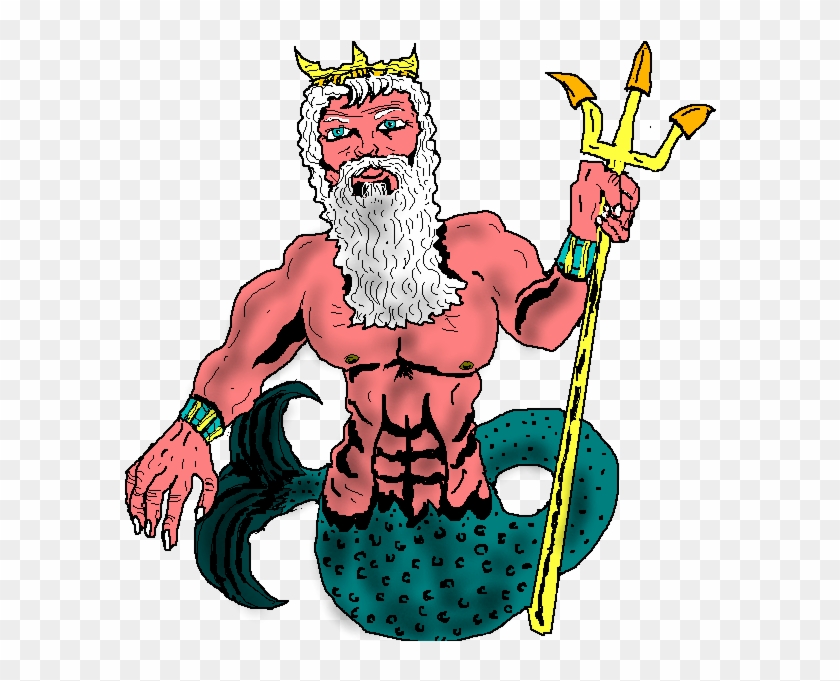 Gods Clipart Help Me - Poseidon Png Transparent Background #98678