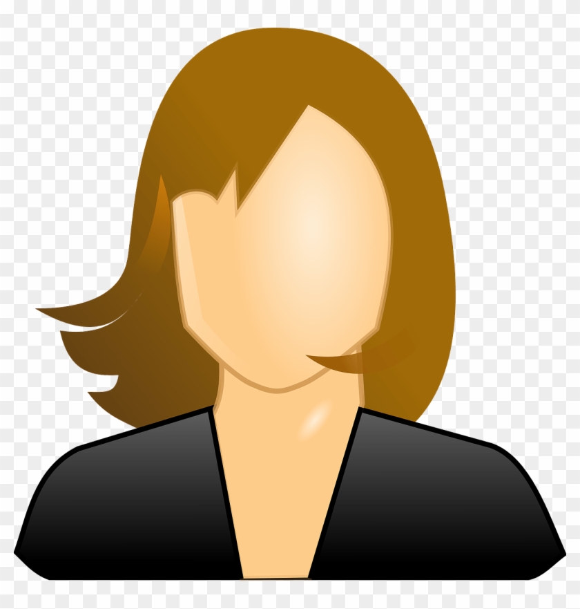 Clip Art Details - Female User Icon #98881