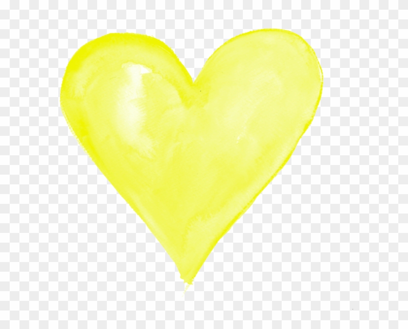 Yellow Heart Transparent Png - Yellow Heart Transparent #98948