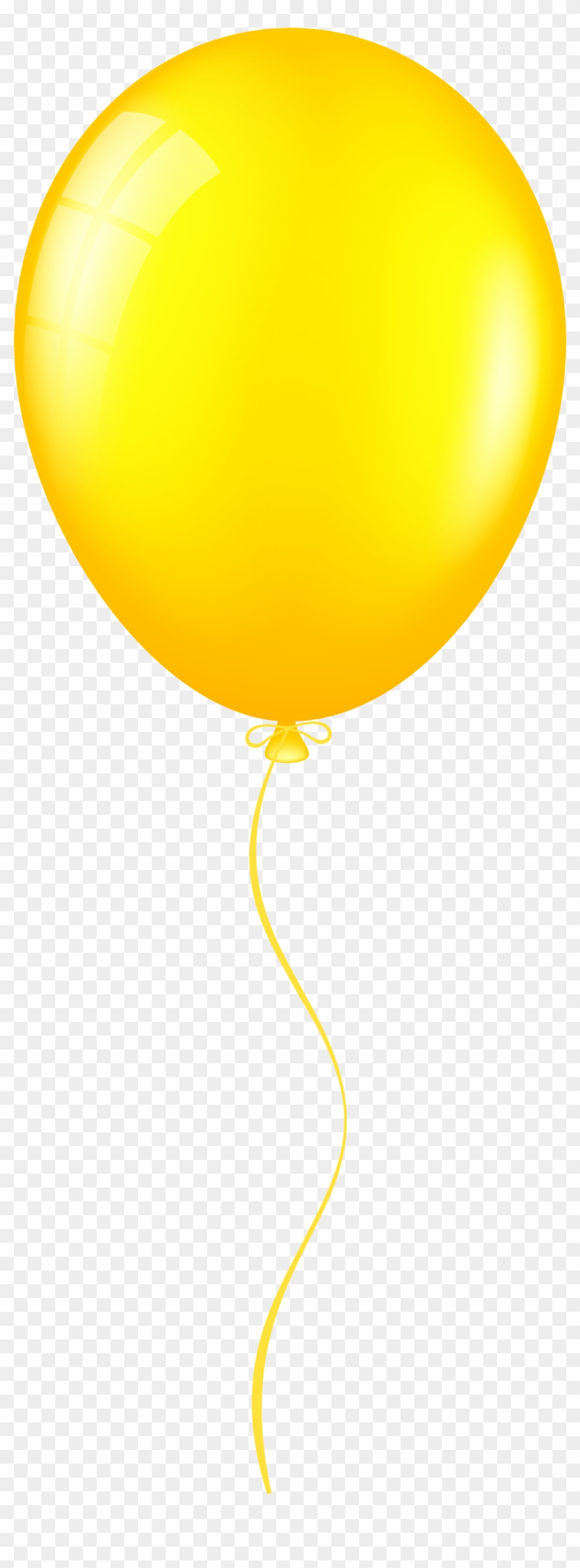 Yellow Balloon Png Clip Art - Balloon - Full Size PNG Clipart Images