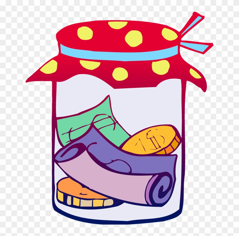 Time Capsule Clipart - Money Jar Clip Art #99093