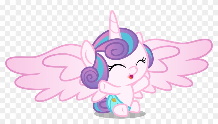 Flurry Heart Happy By Hendro107 Flurry Heart Happy - Mlp Flurry Heart Standing #99099