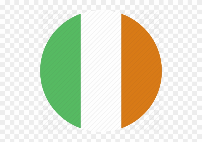 Ireland - Png Ireland Flag Icon Circle #99097