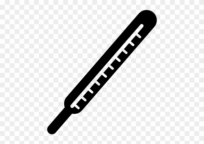 Thermometer Clip Art Silhouette - Temperature Silhouette #99253