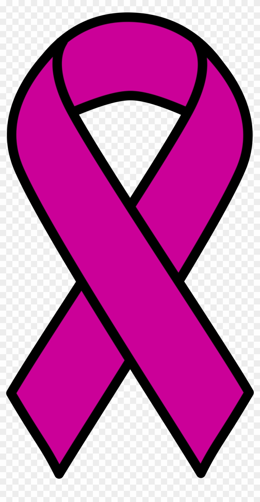 Purple Cancer Ribbon Clip Art - Ovarian Cancer Ribbon #99273