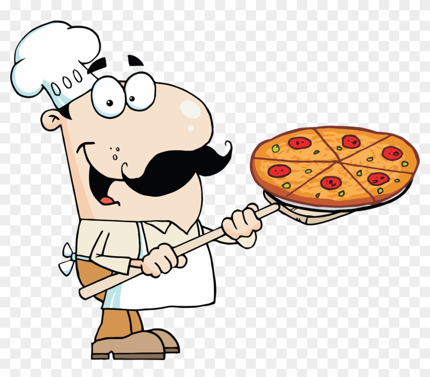 Clipart Info - Cartoon Italian Pizza Guy #99363