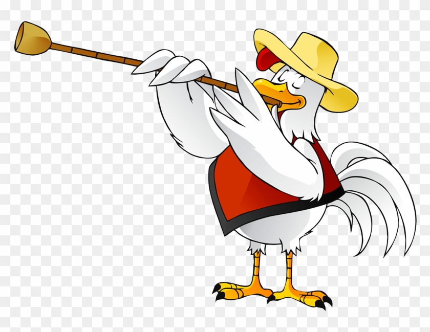 Cartoon Chicken By Krizpi On Clipart Library - Hen Cartoon Clipart Png #99422