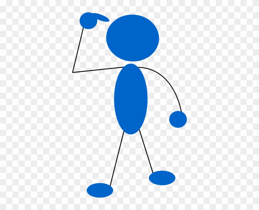 Blueman Thinking Clip Art At Clker - Person Thinking Clip Art #99556