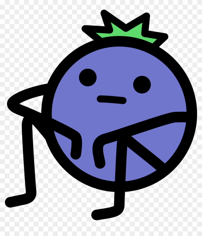 Blueberry Clipart Man - Strange Times For The Berry Club #99623
