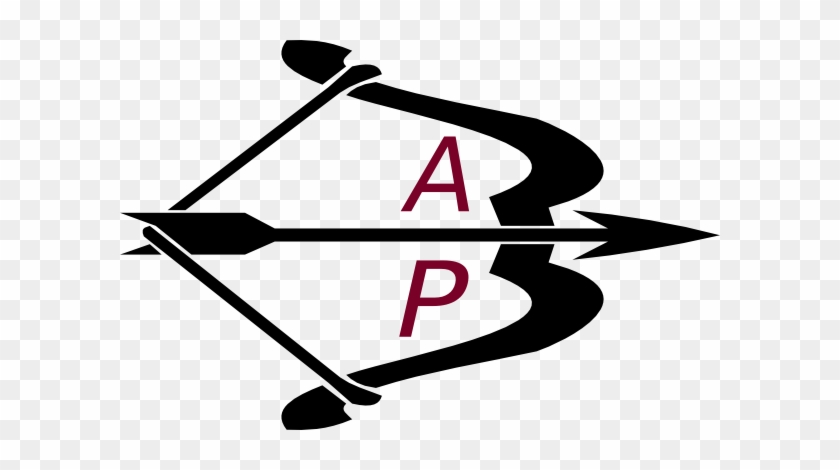 Bow Arrow Black Letters Ap Clip Art At Clker - Letters Images For Ap #99833