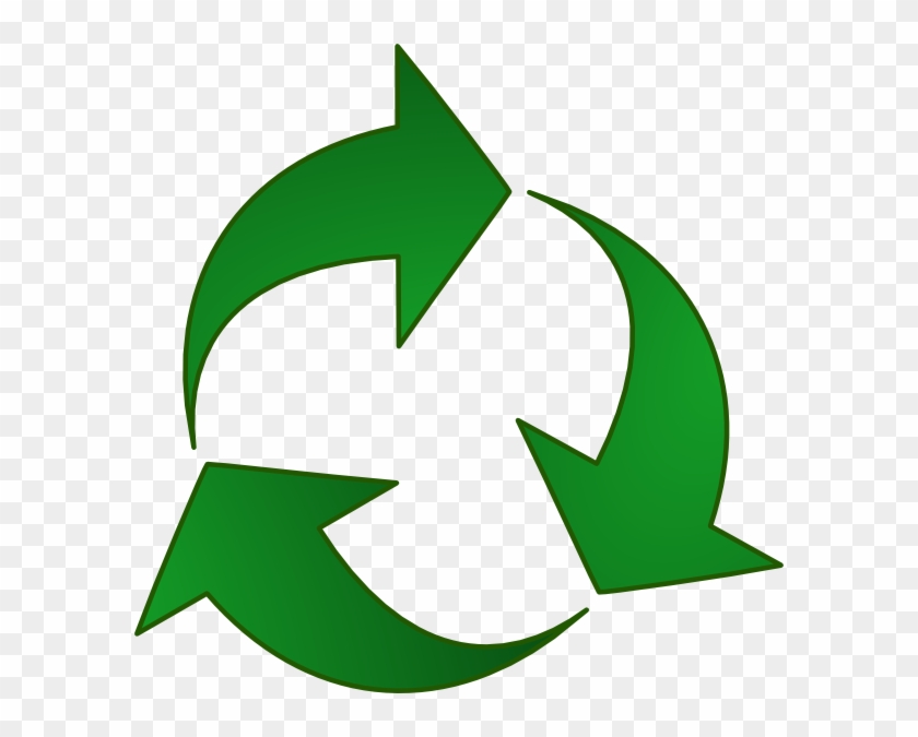 Green Recycle Arrows Clip Art At Pic Png Images - Recycle Clipart Png #99875