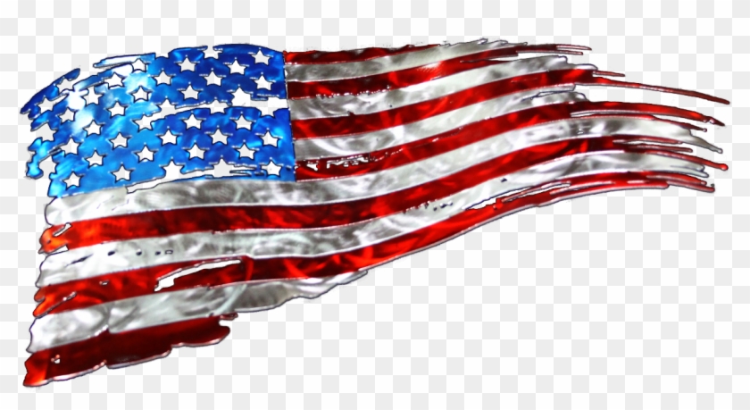 American Flag - Tattered American Flag Png #100005