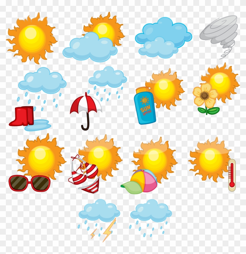 Weather Forecasting Symbol Clip Art - Weather Forecasting Symbol Clip Art #100121