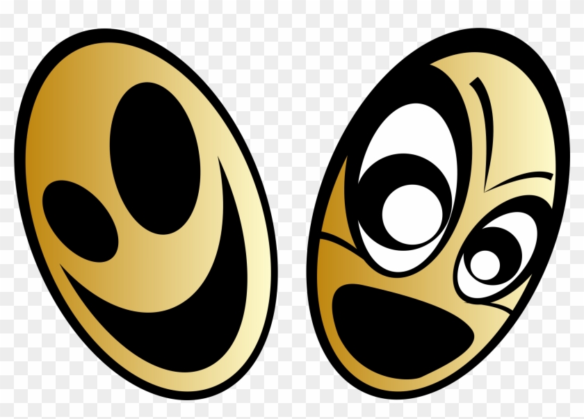 Smile Funny Abstract Cartoon Faces Happy - Abstract Cartoon Face #100198