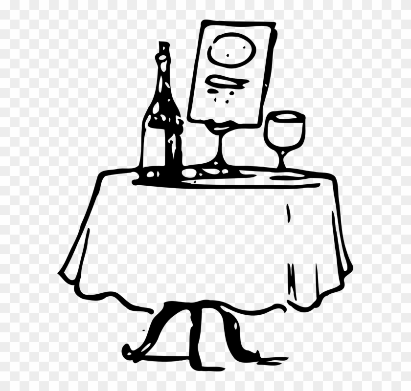 Featured Comedy Sticky Short Farcical Comedy About - Fancy Dinner Table Clipart #100335