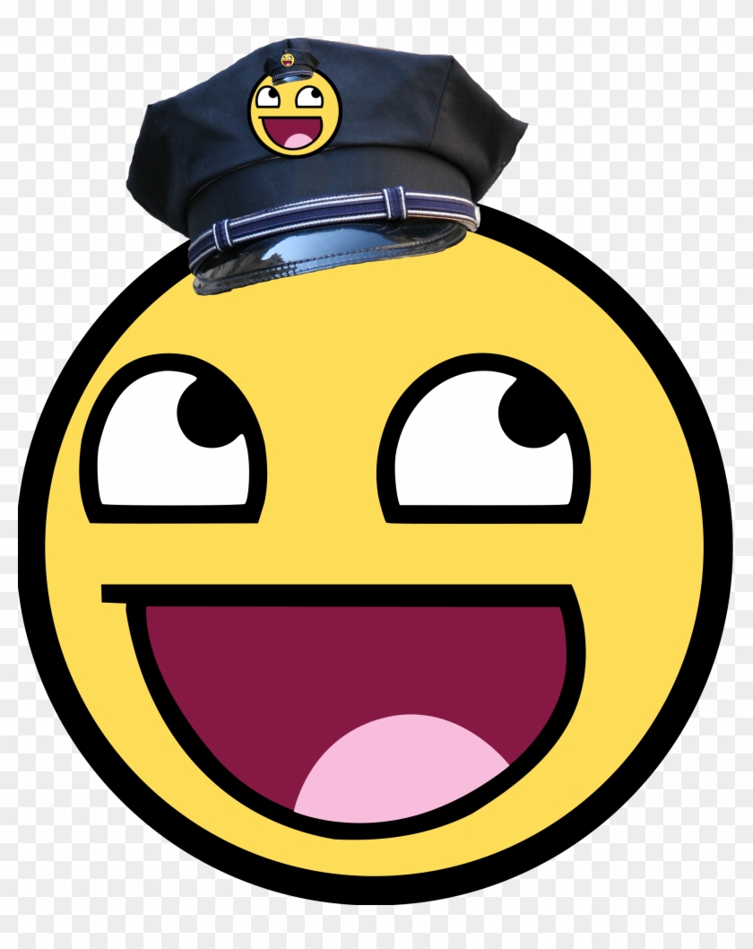 Filewikifun Police Smiley - Awesome Face #100342