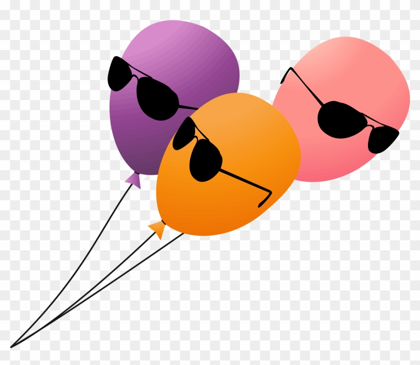 Clipart - Funny Balloons Clip Art #100506