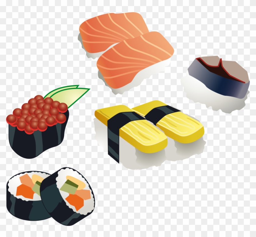 Sushi Set - Sushi Clip Art #100572