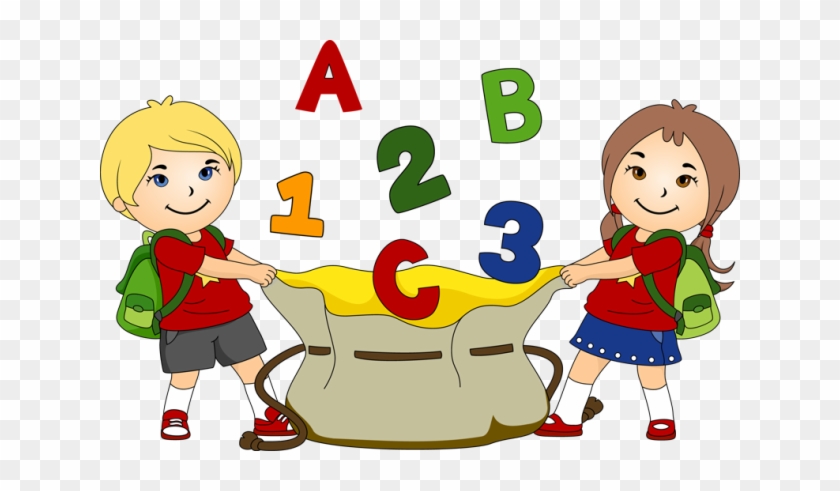 Great Clip Art For Back To School - Preschool Reading And Math Workbook #100692