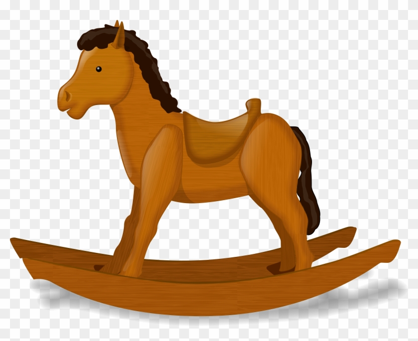 Free Horse Clipart Rocking Horse Childs Toy Free Vector - Rocking Horse Clipart #100857