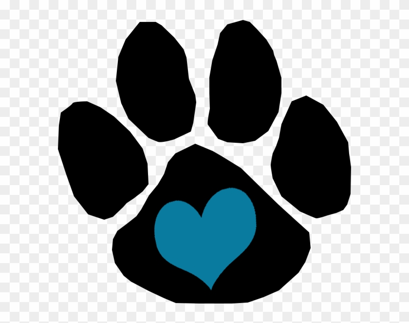 South Auburn Veterinary Hospital - Black Paw Print #100945