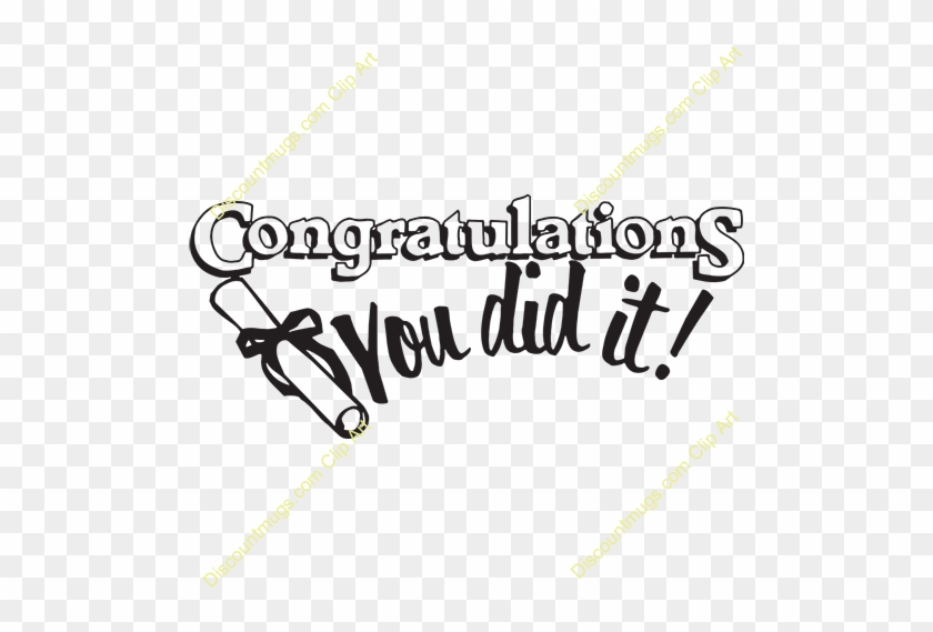 Congratulation Clipart Congratulations You Did It Graduation Free Transparent Png Clipart Images Download