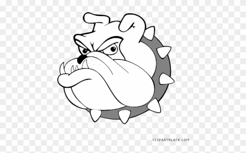 Bulldog Logo Animal Free Black White Clipart Images - Franklin Elementary School Yuba City #101083