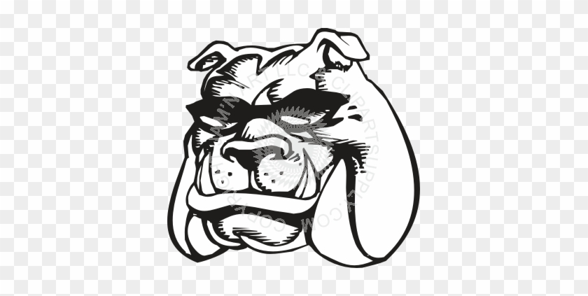 Bulldog With Sunglasses Clipart #101087