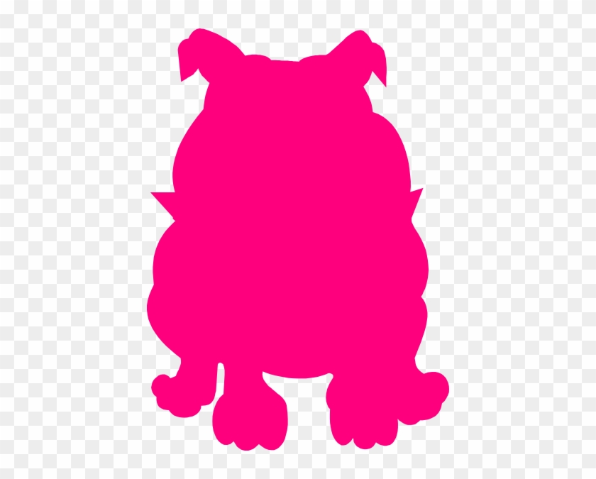 Pink Bulldog Clip Art At Clker Pink Bulldog Clipart Free