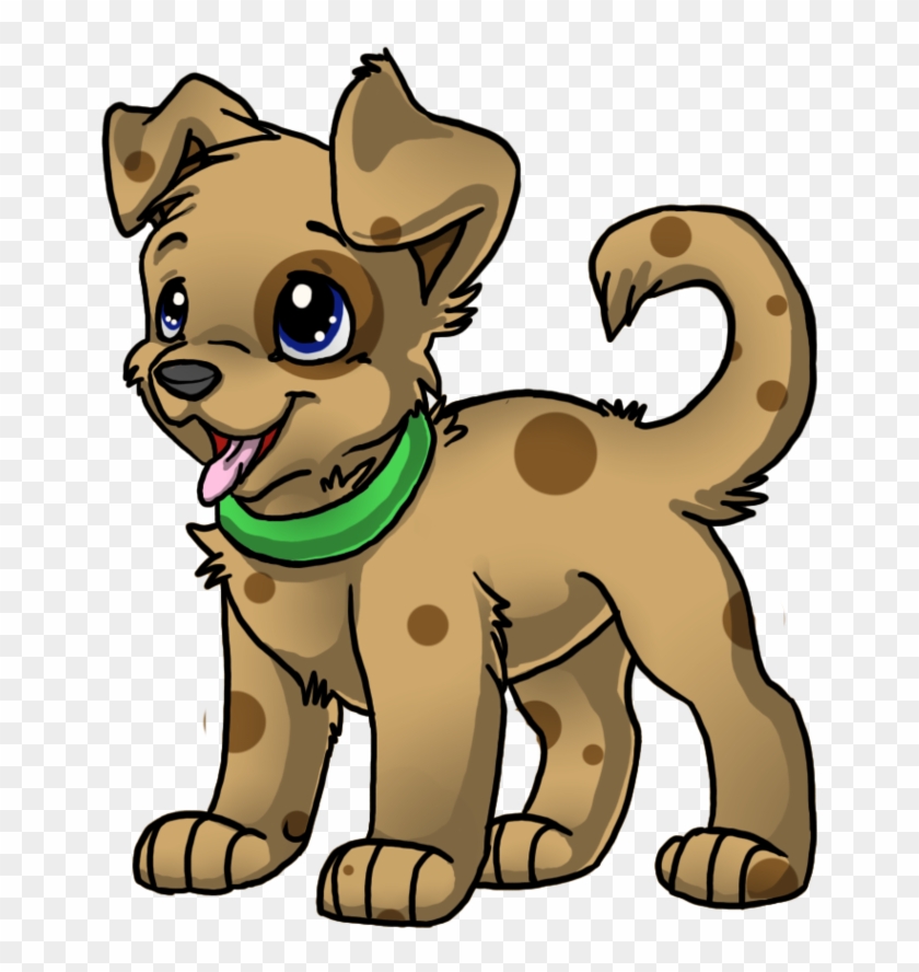 Cute Tan Spotted Puppy By Stormy-tiger On Clipart Library - Cute Puppy Base #101118