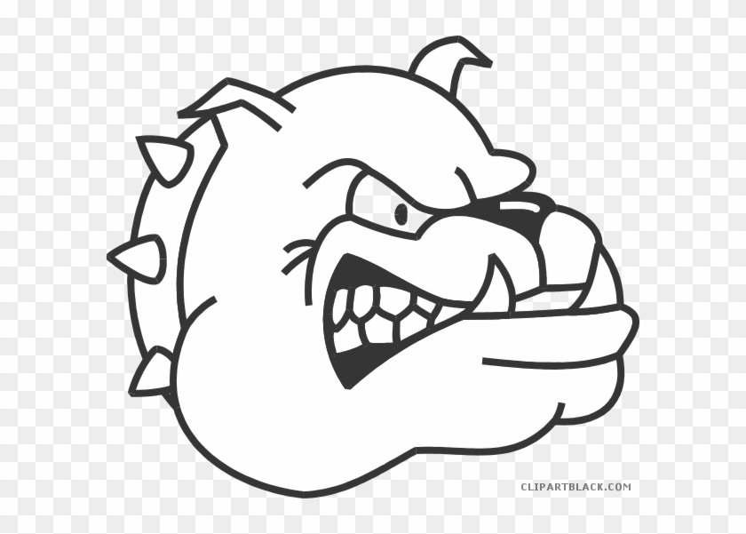 Black And White Bulldog Animal Free Black White Clipart - Thaddeus Stevens College Of Technology #101330