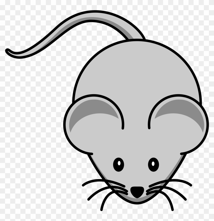 Free Cartoon Gray Field Mouse Clipart Illustration - Mouse Clipart #101374