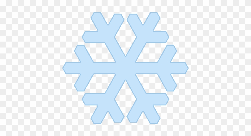 Winter Clipart - Simple Snowflake Png #101432