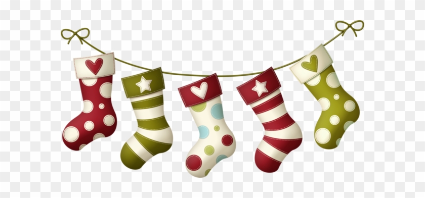 Christmas Stockings 77 Png 600 X 312 - Calcetines De Navidad Png #101457