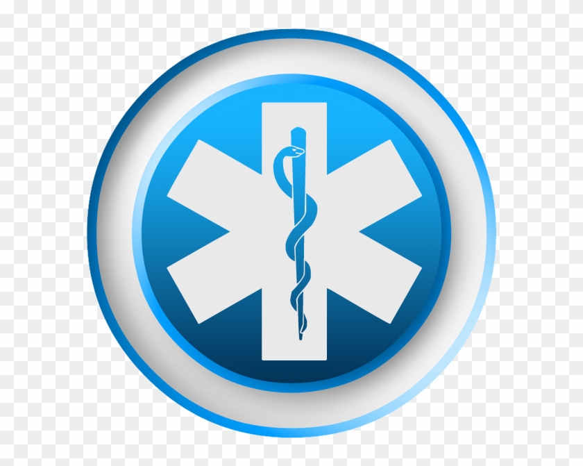 Emergency Medicine Symbol Blue Clipart Image - Ems Star Of Life #101488