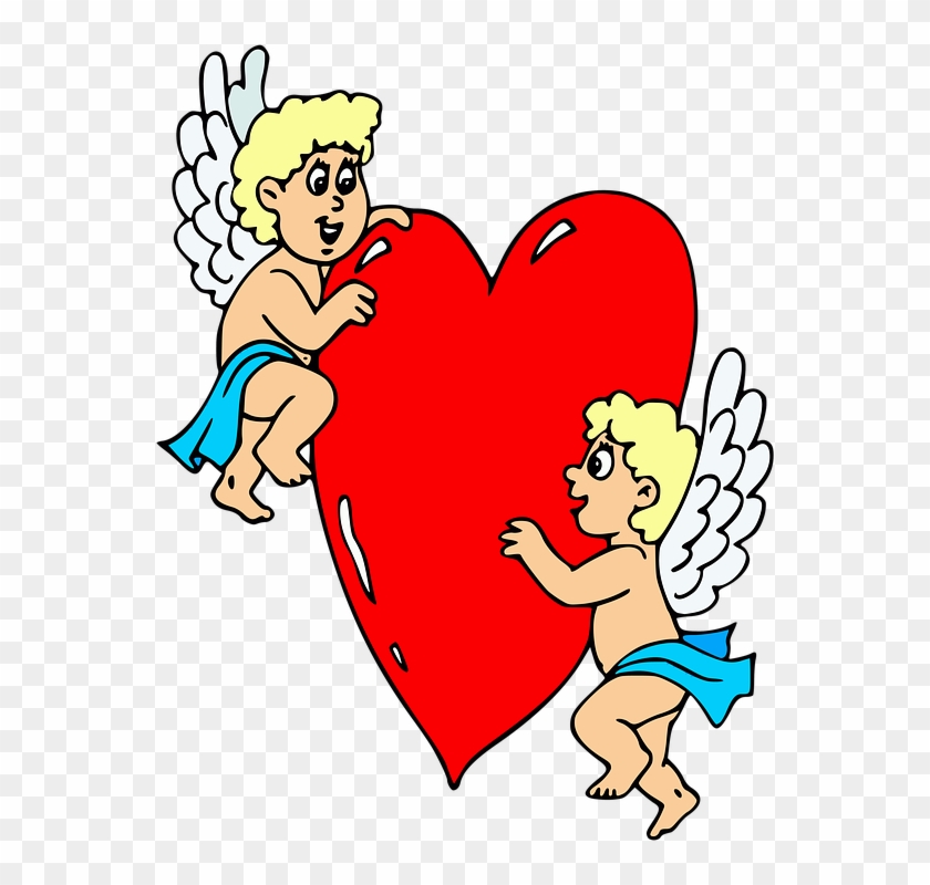 Angels, Heart, Cupid, Love, Celestial - Heart #101528