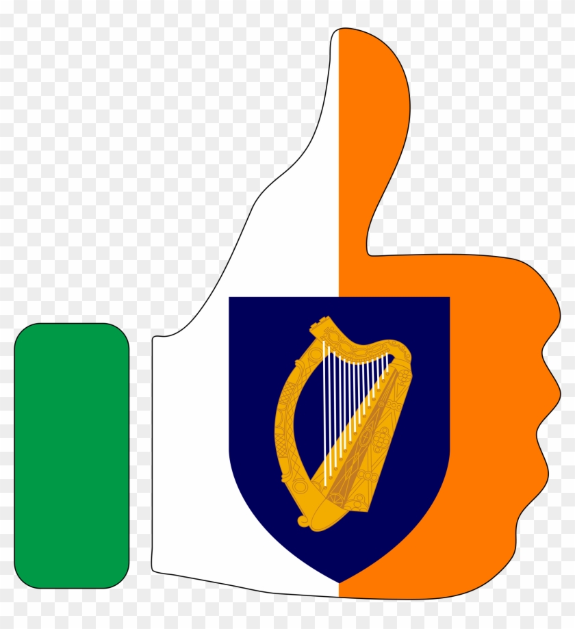 Microsoft Clipart Thumbs Up - Flag: Presidential Flag Of Ireland With Alternate Official #101669