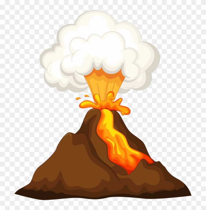 Gorgeous Volcano Clip Art 747 Png And Scrapbook Monster - Hawaiian Volcano Clip Art #101802