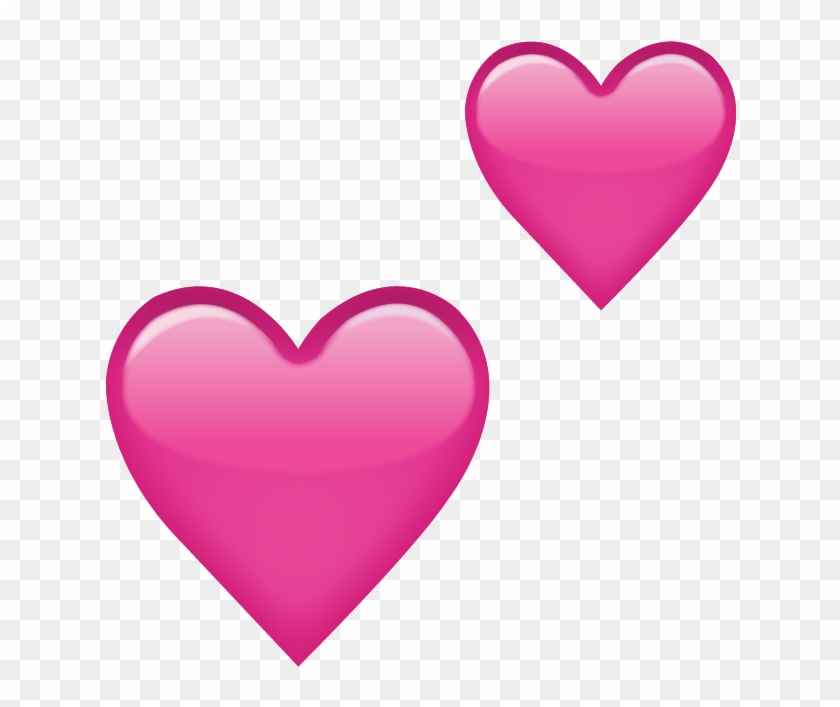 Double Pink Heart Emoji Free Transparent Png Clipart Images Download