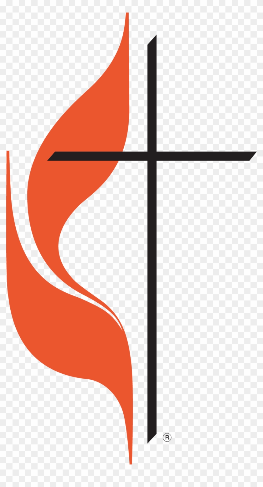 Clipart Methodist Cross Flame And Color 1108 2000 Spring - United Methodist Church Logo #102051