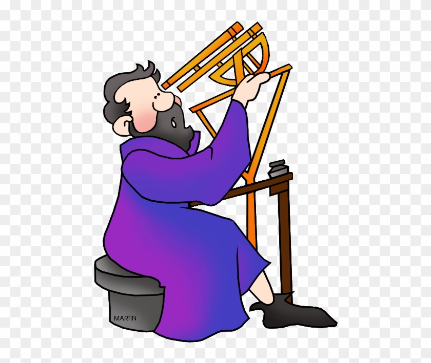 Free Clip Art By Phillip Martin - Galileo Galilei #102139