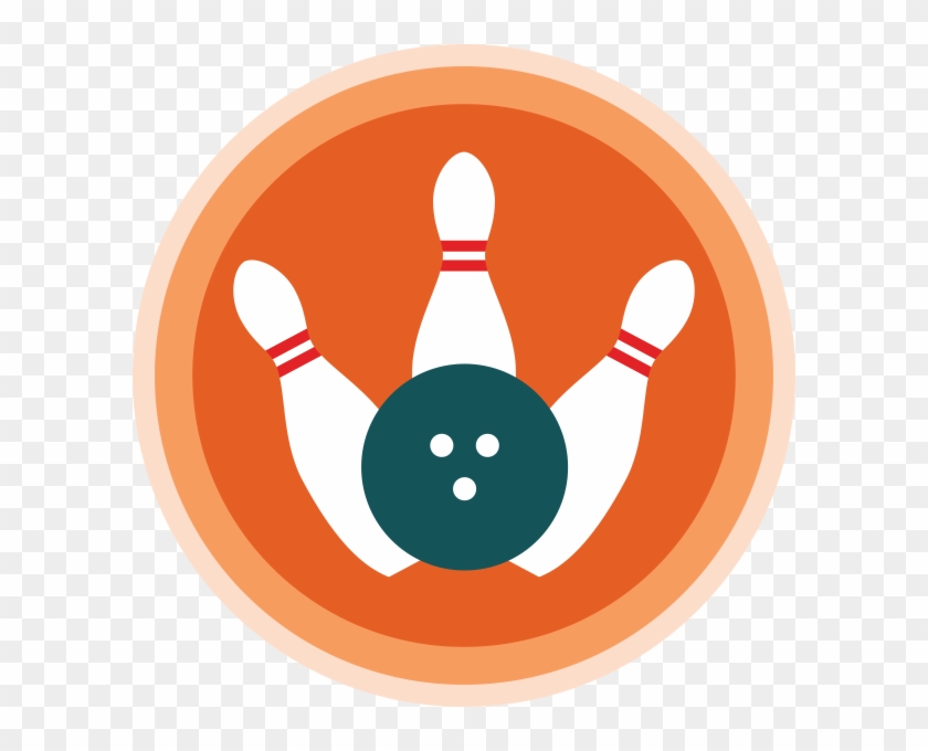 Bowling Ball And Pins Clip Art - Scouting #102324