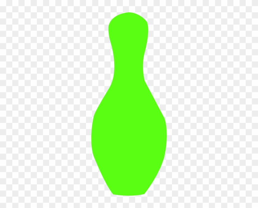 How To Set Use Lime Green Bowling Pin Svg Vector - Green Bowling Pin Clipart #102375
